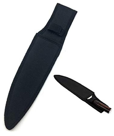 Morodo 9~10 Funda para cuchillo de carne/Vaina de cuchillo de chef(Nylon negro) Sin cuchillas