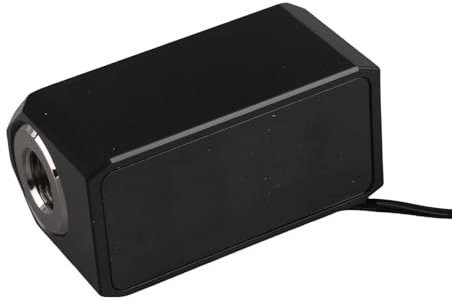 G1/4 Inline PC Vattenkylning Flödesmätare, Temperatur/flöde/hastighet OLED Display Digital Kylvätska Flödesindikator med Larm för Stationär PC Vattenkylare System