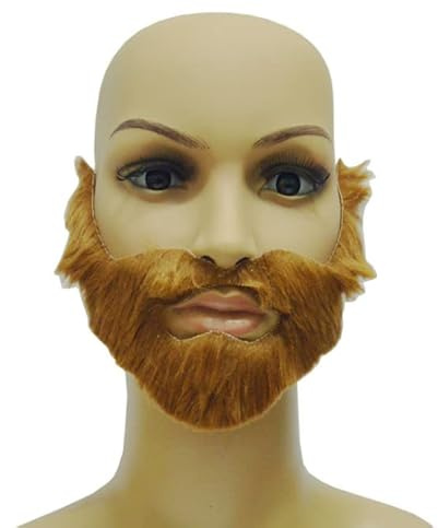 Losuya Halloween Party Big Beard Fake Beard Simulering Skägg Cosplay Roliga Skägg, Brun