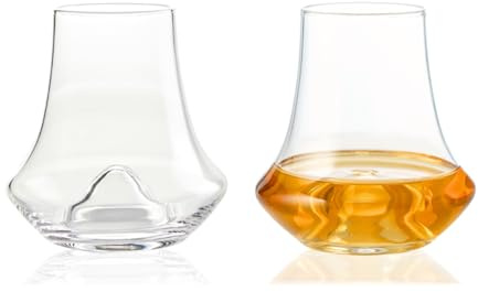 LEMONSODA Whiskey Snifter Glasses - 8.5 oz Set of 2 - Old Fashioned Glasses for Bourbon, Brandy, Cognac - Premium Gift Packaging - Liquor Tasting Glasses