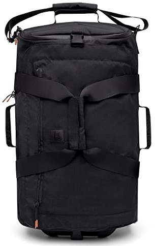 Faltbarer Rucksacktrolley, schwarz.