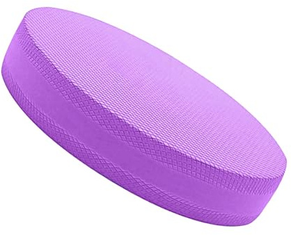 Oval Foam Balance Pads, Stable Fitness Exercises Cushion, 6cm Thickness, Anti-Slip Gym Balance Core Strengthening Sport Balance Board for PhysiotherapIies, Pilates, Strength Training 28x17cm