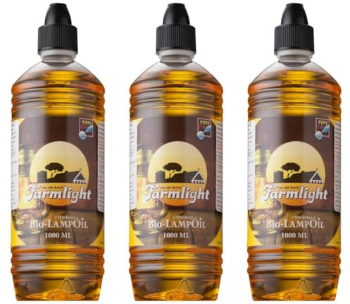 HORECA CANDLES Bio Zitronella Lampenöl – 3x1L Natürliches Zitronella-Öl – Rauchfrei & Geruchlos – Für Öllampen, Gartenfackeln & Laternen – Outdoor-Atmosphäre