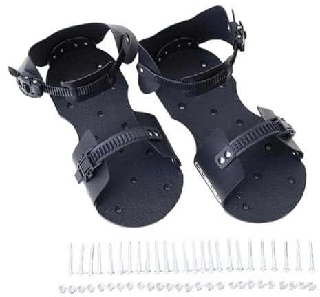HouseVibe Zapatos Aireadores de Césped con Púas - Suela Aireadora para Patios y Jardines - Aireación Eficiente de Terreno- Clavo de 3.6 Cm