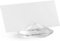 PartyDeco Tischkartenhalter Diamant Acryl 10 Stück 40x23mm Kartenhalter Fotohalter Diamantene Hochzeit Deko