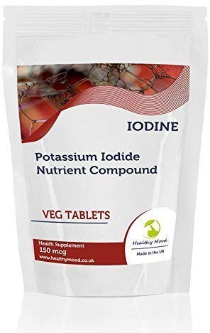 Iodine Potassium 150mcg 60 Vegetarian Tablets Pills Health Food Supplements Nutrition HEALTHY MOOD