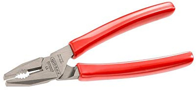Facom 187A.16G Universelle pinces avec poignée en PVC sculptée, Rouge, 160 mm