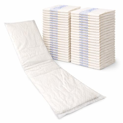 Extra Large Super-Absorbent Hospital Style Pad Liners - 7X14 - Maternity Pads- Incontinence Liners (40)