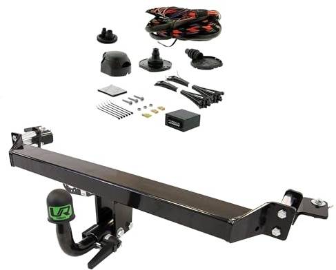 Umbra Rimorchi Barra de remolque desmontable horizontal y cableado específico de 13 pines 29053/C+PE064D1U compatible con Peugeot 208