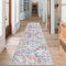 SHACOS Langer Teppich Läufer Flur Bunt rutschfest 60x240 cm Teppichläufer Boho Flurläufer Lang Küchenteppich Waschbar Teppich Läufer für Flur, Küche, Wohnzimmer, Schlafzimmer