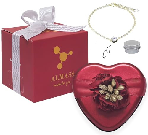 mors dag present - mamma födelsedagspresent - Smyckesljus: Låda med spegel + en uppsättning silverpläterade smycken + naturligt ljus (St Valentine ljus)