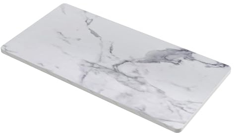 SANODESK Universal Tabletop 48x24x1 Thickness One-Piece Table Top Rectangular Particle Board for Standing Desk and Home Office Countertop DIY,Marble Grey Desk Top