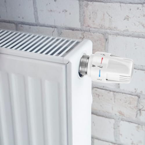 CROWNSHOP 3PCS Thermostatic Radiator Head Thermostatic Radiator Valve Heating System Temperature Control Heads for Home Office