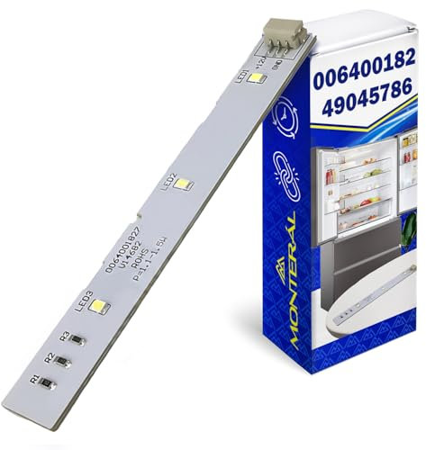 Leuchtplatte für Kühlschrank mit Originalcode 0064001827 49045786 für Candy für Haier für Hoover für Rosieres für Zerowatt - 10 Jahre Garantie MONTERAL
