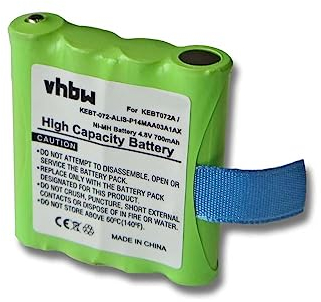 vhbw Akku kompatibel mit Motorola XTR446 Funkgerät, Walkie Talkie (700mAh, 4,8V, NiMH)