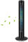 Aigostar Ventilador de Torre, 3 Velocidades, Silencioso, Oscilación de 85º, 82cm de Alto, Diseño Compacto, Fácil Instalación, Bajo consumo 45W, Blanco