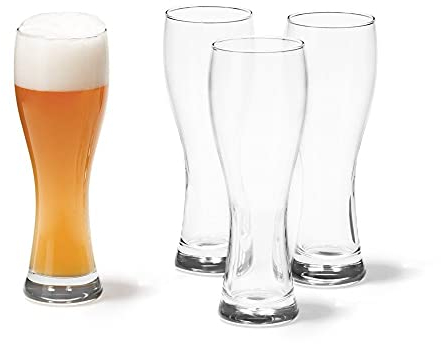 Leonardo Taverna - Vaso de cerveza (500 ml, 4 vasos)