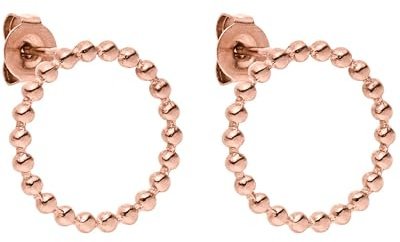 Purelei Karma Ohrringe (Roségold) – Damenohrringe aus langlebigem Edelstahl – Wasserfeste Ohrringe Damen – 1,5 cm Durchmesser – Modeschmuck für deinen individuellen Look