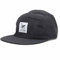 Surf Monkey Verstellbare Kappe mit Strapback, wasserdicht, klassische Jockey-Kappe für Herren/Damen, 5-Panel-Cap, Schwarz , One size