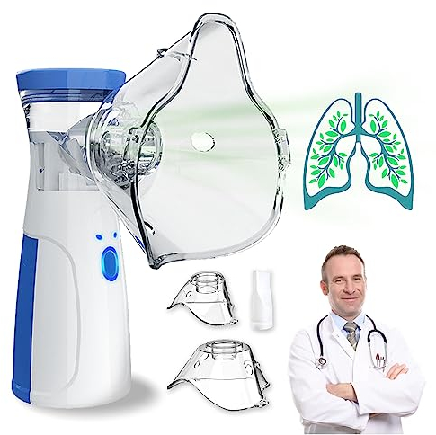ZYGSEVE Handheld Nebuliser Machine, Nebuliser with Portable Design, Designed Device Suit for Home & Travel Use