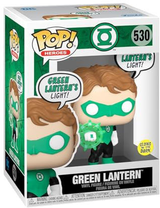 Funko POP! Heroes: DC - Green Lantern - (Beware) - Leuchtet Im Dunkeln - Grüne Leuchte - DC Comics- Vinyl-Sammelfigur - Geschenkidee - Offizielle Handelswaren - Comic Books Fans