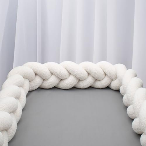 IIQI Plüschfell geflochtenes Seitenschläferkissen, Plüschfell Superweich Knotenkissen, Mehrere Farboptionen. (B1,400cm)