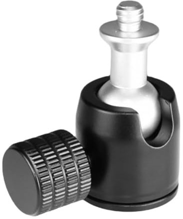 Swiixxer Minitrípode universal de 1/4 – 20 grados adaptador base para estabilizador de interfaz para piezas de cámara