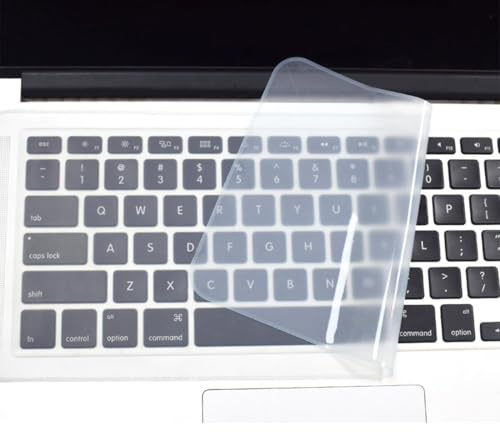 GNALIA 1 Pièce Protege Clavier Protection Clavier Protection Clavier Ordinateur Portable Protege Clavier Silicone Universal Silicone Film Clavier Protecteur Pour Ordinateur Portable 15-17 Pouces