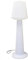 Lumisky Austral Lampada da terra con design luminoso, cablata, da esterno, potente illuminazione LED bianco, attacco E27, altezza 110 cm