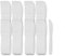 LINARIO® Mehrwegmesser aus Maisstärke - umweltfreundliche und nachhaltige Messer - 18cm - 100 Stück (4x25)