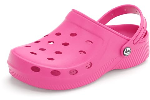 Lakeland Active Children's Silloth Lightweight Ventilated Clogs - Hot Pink - 2 UK