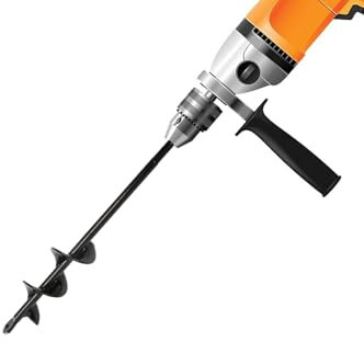 SANON Brocas, Ahoyadora Gasolina, Herramientas Huerto, Taladro de Agujero de Suciedad con Cabeza de Barrena en Espiral para Jardín, Patio, Excavadora de Tierra