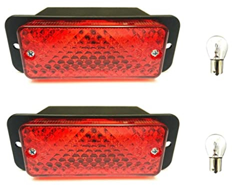 MelTruck® 2 x dimbakljus dimljus 12 V 24 V E20 glödlampor 12 V