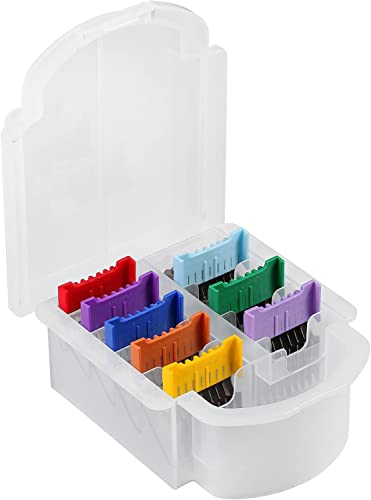 AUDOC Professioneller Führungskamm aus Edelstahl für Haustiere,kompatibel mit Wahl/Moser/Ermila,Haustier/Hund/Katze/Pferd Krallenschneider,passend für abnehmbare 5-in-1-Klinge