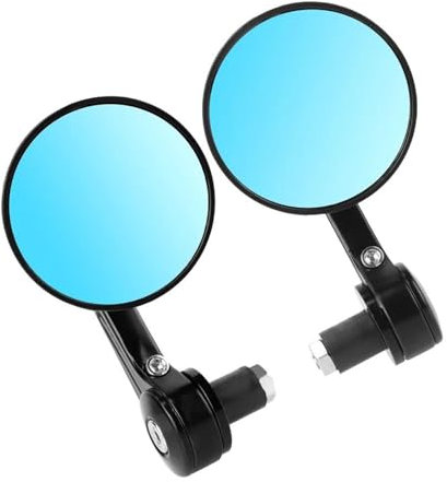 Espejos retrovisores laterales manillar Espejos Retrovisores Laterales Para Motocicleta Cafe Racer Scooters Espejos Retrovisores Para Motocicleta Espejos Traseros 7/8 Con Extremo Barra Espejos retrov