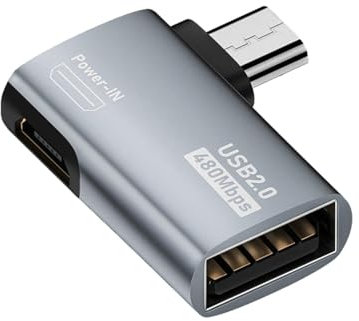 Générique Adapter - USB Adapter - Male Female Cable Adapter Converter | 480Mbps USB Adapter | Reusable Powered Cable Converter | Tran Rate