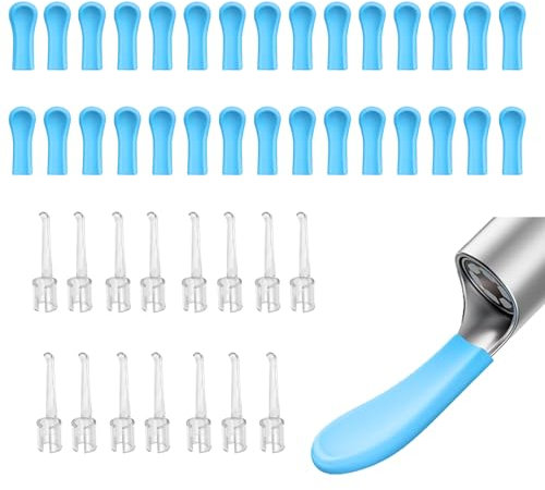 Zonoori Ohrenschmalz Entferner,45 Stück Silikonkopf Austauschbare