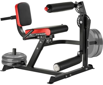 VEVOR sitzende Beinstrecker und Curl-Maschine Trainingsgerät Beinpresse Beintrainer (317 kg belatbar), verstellbare Bein-Trainingsbank, Bein-Drehstrecker Krafttrainingsgerät für Heim-Fitnessstudio