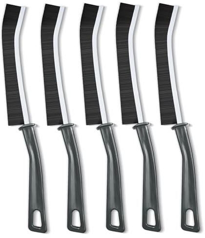 5 Piezas Cepillo Limpieza Grietas Cerdas Duras, Cepillo para Limpiar Juntas, Multifuncional Cepillo Limpia Juntas de Baño, para Limpieza Profunda de Inodoros, Pisos de Azulejo, Cocinas y Lavabos