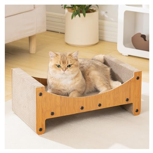 Avont Cat Scratcher Lounge, 3-in-1 Reversible Cardboard Scratching Bed