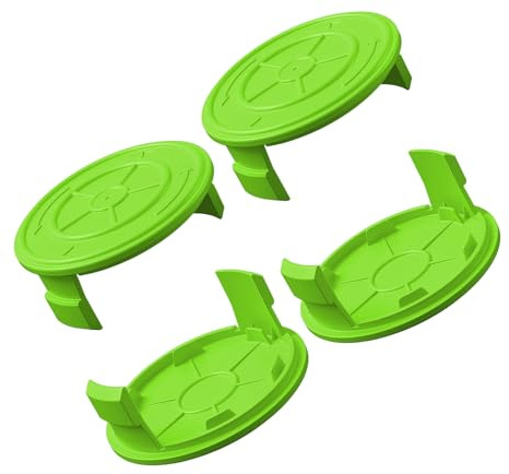 Confezione da 4 cappucci di copertura resistenti per decespugliatore, protezioni per bobine resistenti agli urti per tosaerba, facile installazione e sostituzione della copertura della bobina sicura