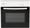 Haden HGS105W Built In Single Gas Oven - 60L Capacity, Easy Clean Enamel Interior, Gas Grill, and Easy-to-Use Dials – Perfect White Kitchen Appliance for Modern Homes