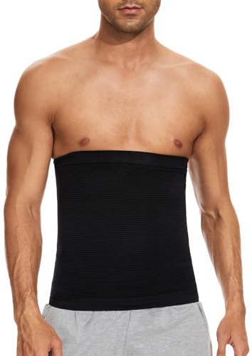 SLIMBELLE - Cinturón reductor de cintura para hombres, faja moldeadora para el abdomen, cinturón para control de peso, corsé para el vientre, reductor de abdomen, banda para control de la barriga para