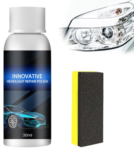 ComedyKing Reparatur- Flüssigkeit für Autoscheinwerfer, 2024 New Scheinwerfer Reiniger Scheinwerfer Politur Autoscheinwerfer-reparaturflüssigkeit (1, 30ml)