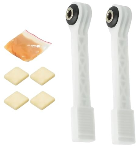 ALGOMAS® Kit de Amortiguadores Lavadora | Incluye 2 Amortiguadores, Grasa de Engranaje y 4 Almohadillas | Adaptable a Bosch| Códigos: 00673541, 00742719