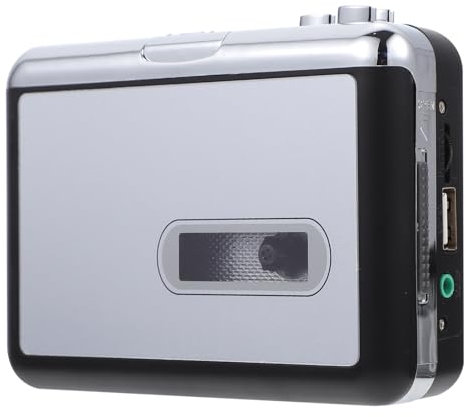 KONTONTY Convertidor de Casete Antiguo a Mp3 Reproductor de Casete USB Convertidor de Audio Tarjeta Compatible sin Reemplazo de Batería