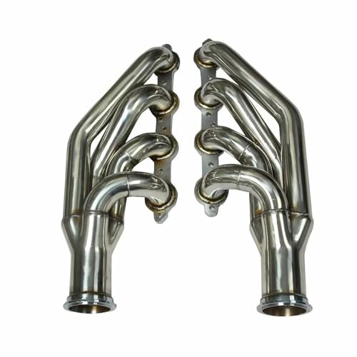 Tail Throat Car Modification Turbo Manifold Exhaust Header For 1997-2014 Small Block V8 LS1/LS2/LS3/LS6 LSX For Chevy For Camaro Car End Pipe