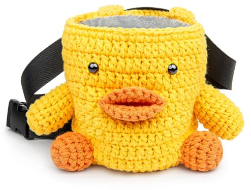 Climbing Chalk Bag Perfect for Adults and Kids Premium Chalk bag for Rock Climbing Bouldering and Weightlifting – Adjustable Waist Belt Cute Animal Chalkbag for mountain lovers Chalk pouch
