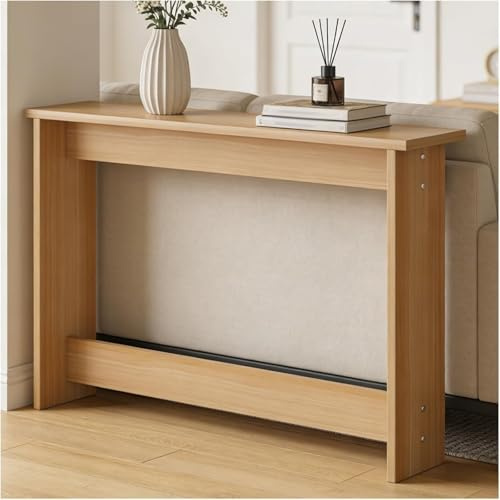 DUY Moderna mesa de sofá estrecha, mesa consola delgada para sala de estar, escritorio de pasillo de madera, mesa auxiliar que ahorra espacio, muebles minimalistas para el hogar (150 x 10 x 65 cm)