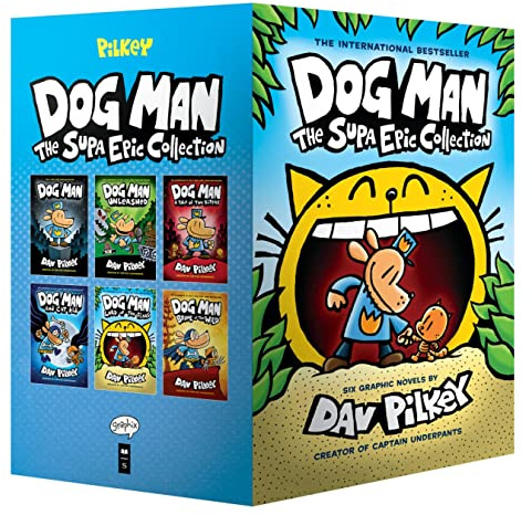 Dog Man: The Supa Epic Collection: From the Creator of Captain Underpants (Dog Man #1-6 Box Set)